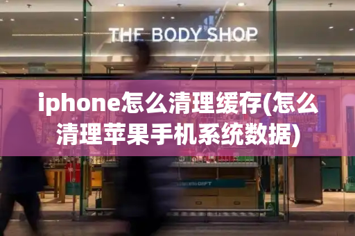 iphone怎么清理缓存(怎么清理苹果手机系统数据)