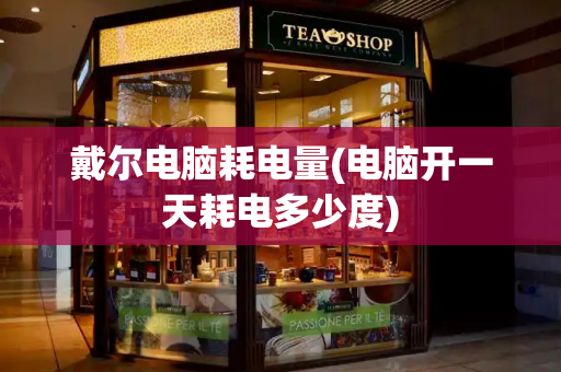 戴尔电脑耗电量(电脑开一天耗电多少度)-第1张图片-星选测评