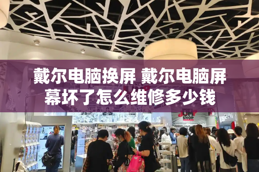 戴尔电脑换屏 戴尔电脑屏幕坏了怎么维修多少钱