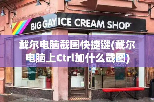 戴尔电脑截图快捷键(戴尔电脑上Ctrl加什么截图)-第1张图片-星选测评