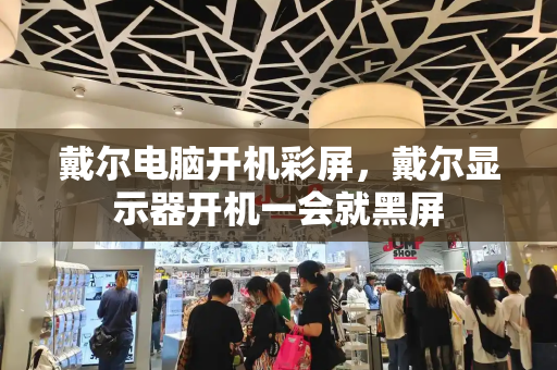 戴尔电脑开机彩屏，戴尔显示器开机一会就黑屏-第1张图片-星选测评