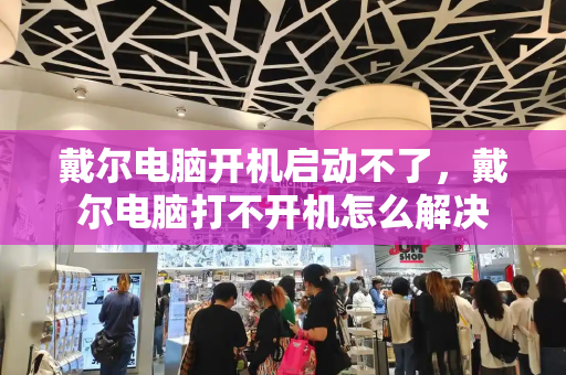 戴尔电脑开机启动不了，戴尔电脑打不开机怎么解决-第1张图片-星选测评