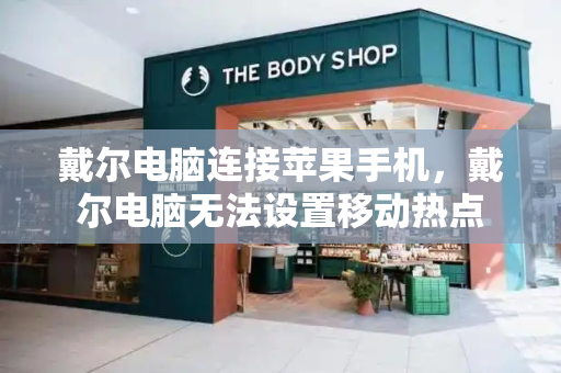 戴尔电脑连接苹果手机，戴尔电脑无法设置移动热点-第1张图片-星选测评