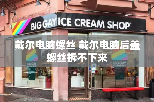戴尔电脑螺丝 戴尔电脑后盖螺丝拆不下来-第1张图片-星选测评