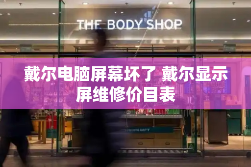 戴尔电脑屏幕坏了 戴尔显示屏维修价目表-第1张图片-星选测评
