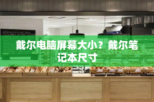 戴尔电脑屏幕大小？戴尔笔记本尺寸-第1张图片-星选测评