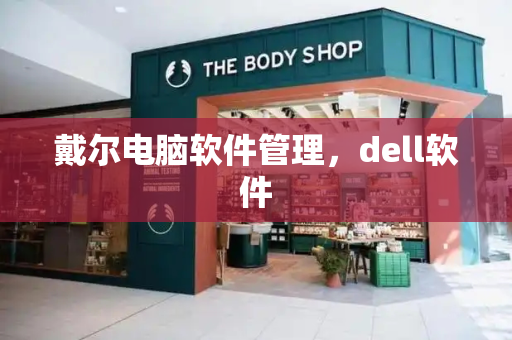 戴尔电脑软件管理，dell软件