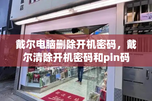 戴尔电脑删除开机密码，戴尔清除开机密码和pin码-第1张图片-星选测评