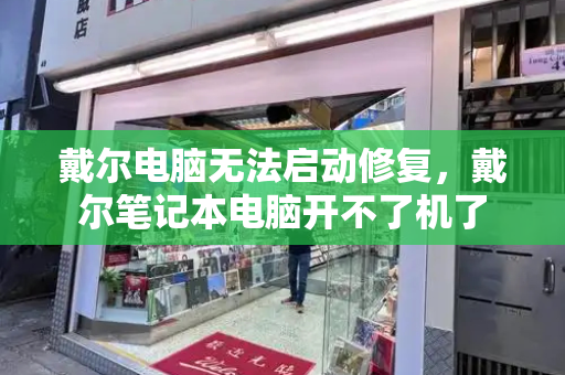 戴尔电脑无法启动修复，戴尔笔记本电脑开不了机了-第1张图片-星选测评
