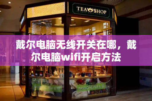 戴尔电脑无线开关在哪，戴尔电脑wifi开启方法-第1张图片-星选测评