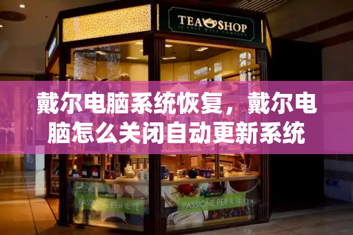 戴尔电脑系统恢复，戴尔电脑怎么关闭自动更新系统-第1张图片-星选测评