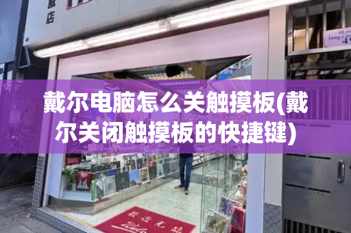戴尔电脑怎么关触摸板(戴尔关闭触摸板的快捷键)-第1张图片-星选测评
