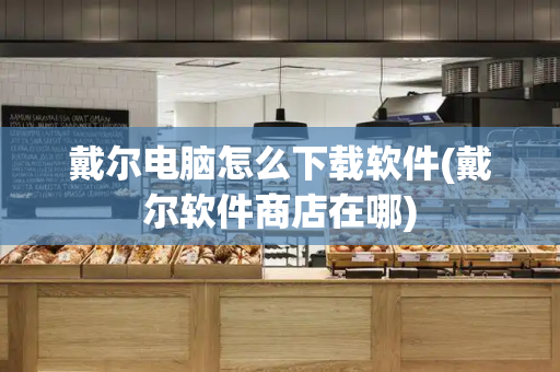 戴尔电脑怎么下载软件(戴尔软件商店在哪)