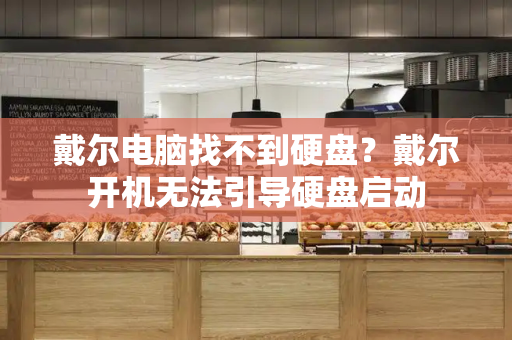 戴尔电脑找不到硬盘？戴尔开机无法引导硬盘启动-第1张图片-星选测评