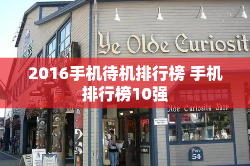 2016手机待机排行榜 手机排行榜10强