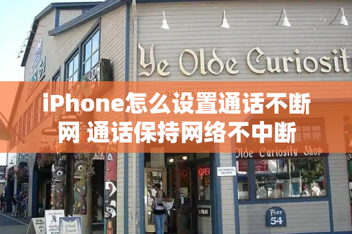 iPhone怎么设置通话不断网 通话保持网络不中断