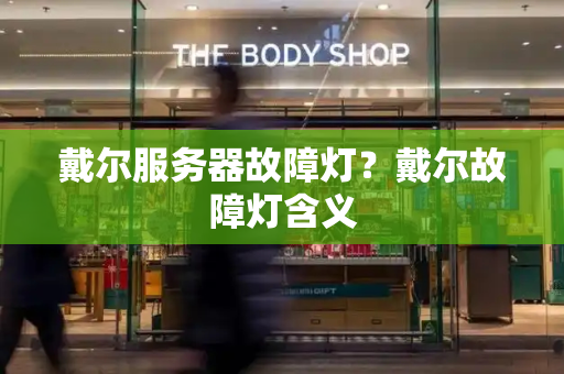 戴尔服务器故障灯？戴尔故障灯含义