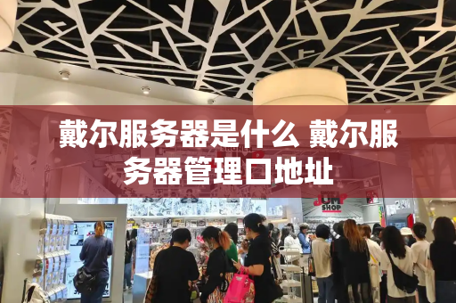 戴尔服务器是什么 戴尔服务器管理口地址-第1张图片-星选测评