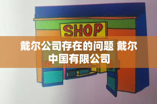 戴尔公司存在的问题 戴尔中国有限公司