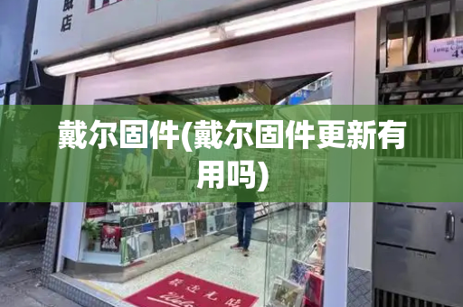 戴尔固件(戴尔固件更新有用吗)