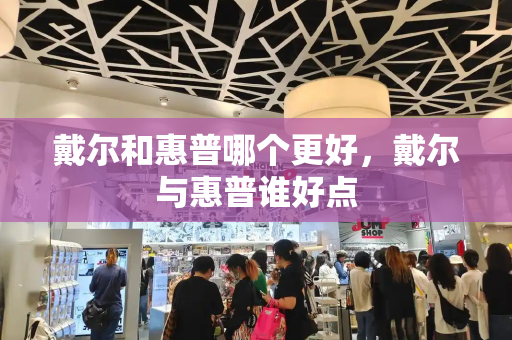 戴尔和惠普哪个更好，戴尔与惠普谁好点-第1张图片-星选测评