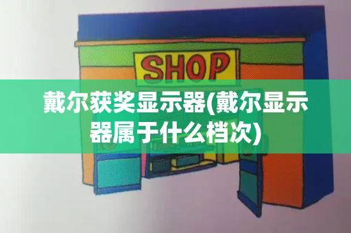 戴尔获奖显示器(戴尔显示器属于什么档次)