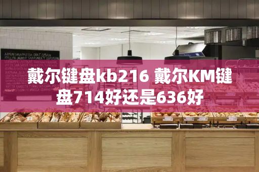 戴尔键盘kb216 戴尔KM键盘714好还是636好-第1张图片-星选测评