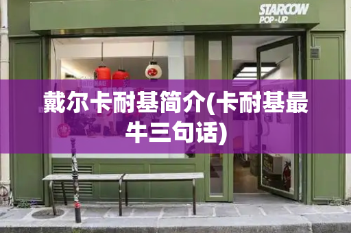 戴尔卡耐基简介(卡耐基最牛三句话)-第1张图片-星选测评