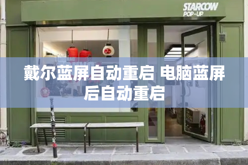 戴尔蓝屏自动重启 电脑蓝屏后自动重启
