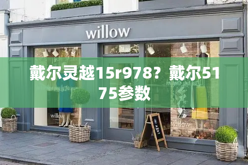 戴尔灵越15r978？戴尔5175参数