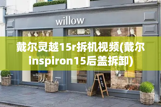 戴尔灵越15r拆机视频(戴尔inspiron15后盖拆卸)-第1张图片-星选测评