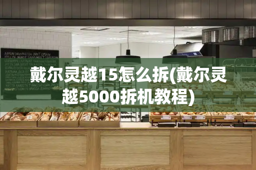戴尔灵越15怎么拆(戴尔灵越5000拆机教程)