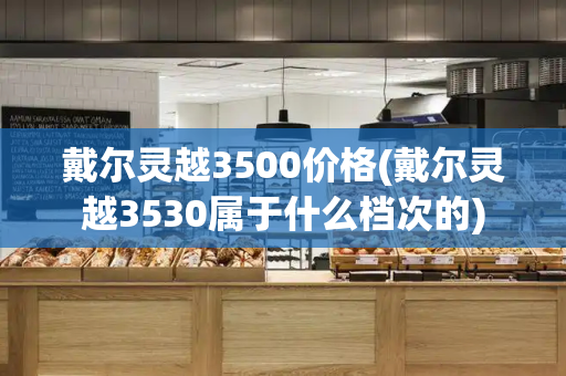 戴尔灵越3500价格(戴尔灵越3530属于什么档次的)