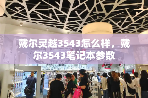 戴尔灵越3543怎么样，戴尔3543笔记本参数