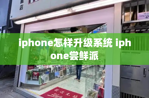 iphone怎样升级系统 iphone尝鲜派-第1张图片-星选测评