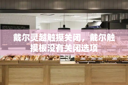 戴尔灵越触摸关闭，戴尔触摸板没有关闭选项