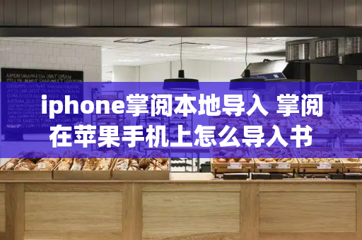 iphone掌阅本地导入 掌阅在苹果手机上怎么导入书-第1张图片-星选测评