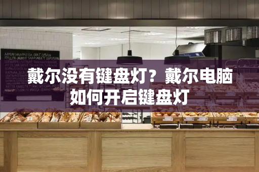 戴尔没有键盘灯？戴尔电脑如何开启键盘灯-第1张图片-星选测评