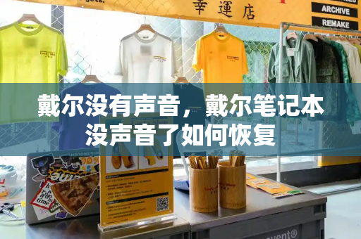 戴尔没有声音，戴尔笔记本没声音了如何恢复