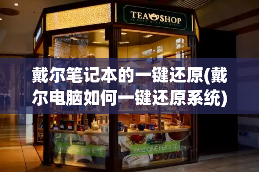 戴尔笔记本的一键还原(戴尔电脑如何一键还原系统)-第1张图片-星选测评