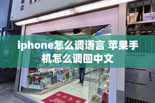 iphone怎么调语言 苹果手机怎么调回中文-第1张图片-星选测评