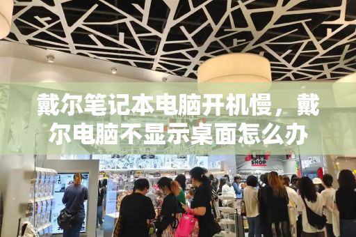 戴尔笔记本电脑开机慢，戴尔电脑不显示桌面怎么办