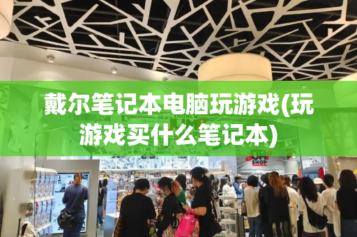 戴尔笔记本电脑玩游戏(玩游戏买什么笔记本)