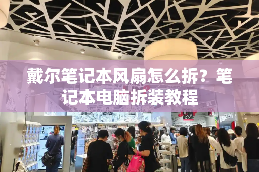 戴尔笔记本风扇怎么拆？笔记本电脑拆装教程
