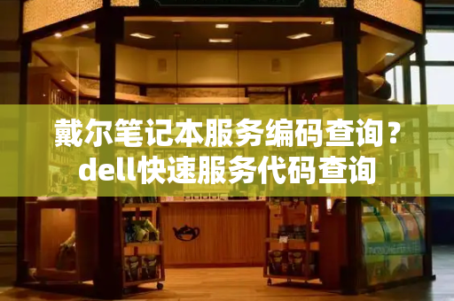 戴尔笔记本服务编码查询？dell快速服务代码查询