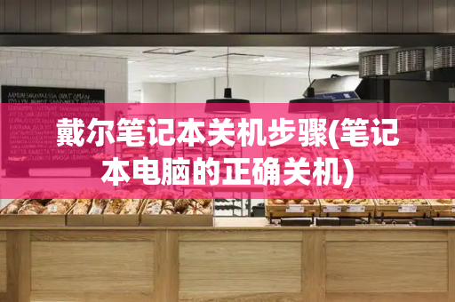 戴尔笔记本关机步骤(笔记本电脑的正确关机)-第1张图片-星选测评