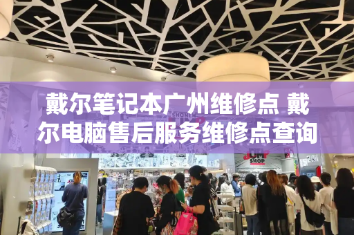 戴尔笔记本广州维修点 戴尔电脑售后服务维修点查询