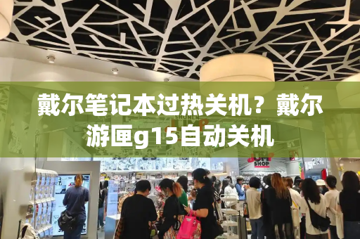 戴尔笔记本过热关机？戴尔游匣g15自动关机-第1张图片-星选测评