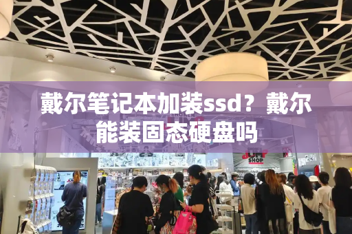 戴尔笔记本加装ssd？戴尔能装固态硬盘吗