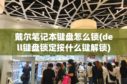 戴尔笔记本键盘怎么锁(dell键盘锁定按什么键解锁)-第1张图片-星选测评